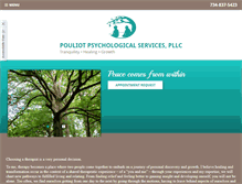 Tablet Screenshot of pouliotpsychologicalservices.com